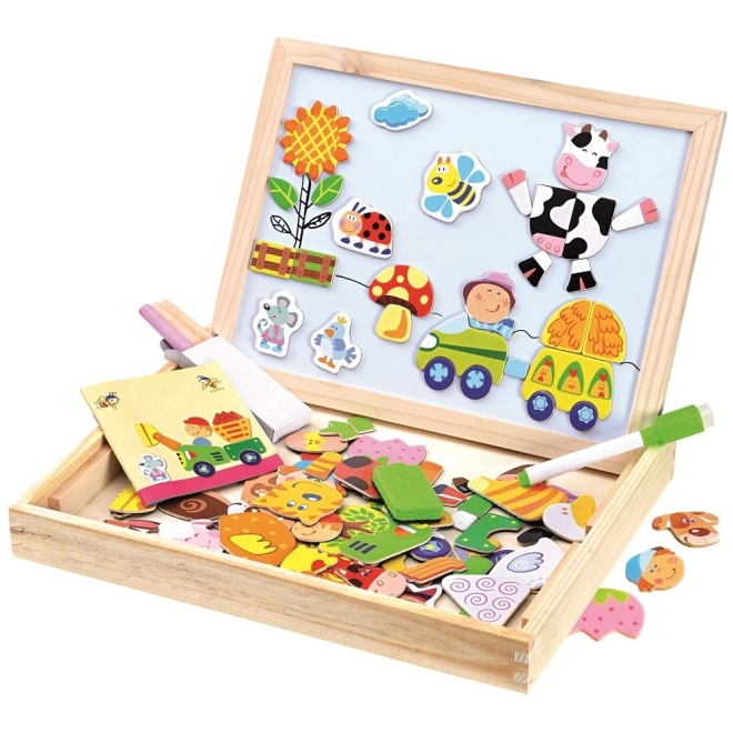 Bino Farm Magnetic Drawing Board