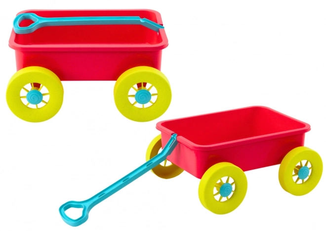 Toy Cart for Sand - Pastel Pink