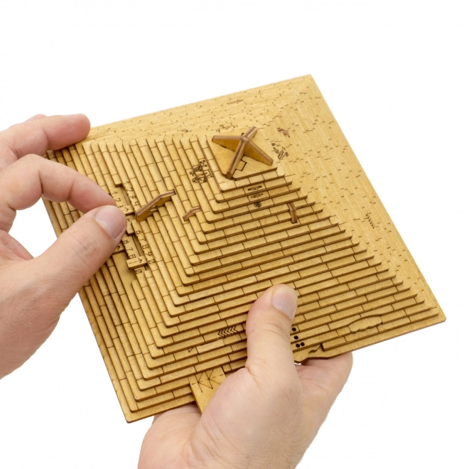 Wooden Puzzle Pyramid