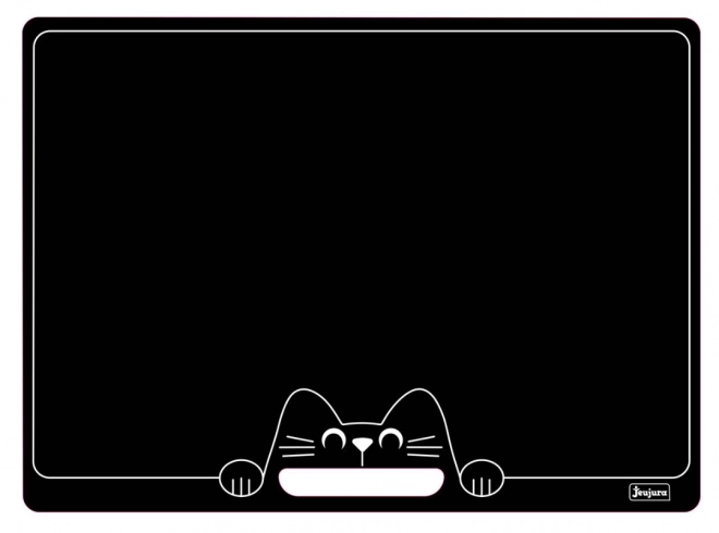 Jeujura Double-Sided Chalkboard with Cat