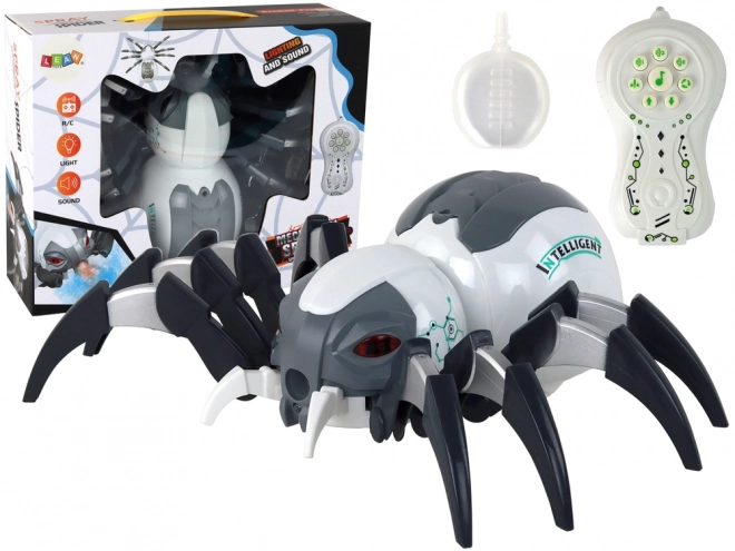 Large Remote Controlled RC Spider White-Gray