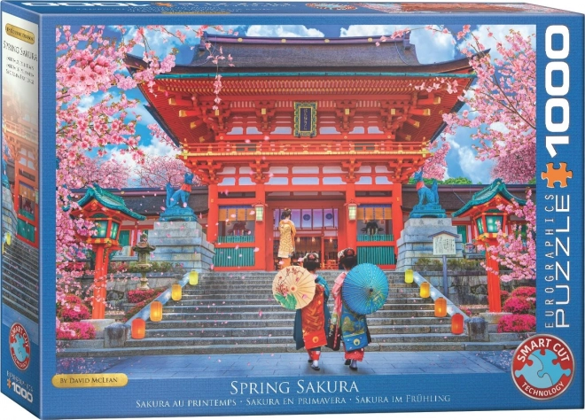 Eurographics Spring Sakura Puzzle 1000 Pieces