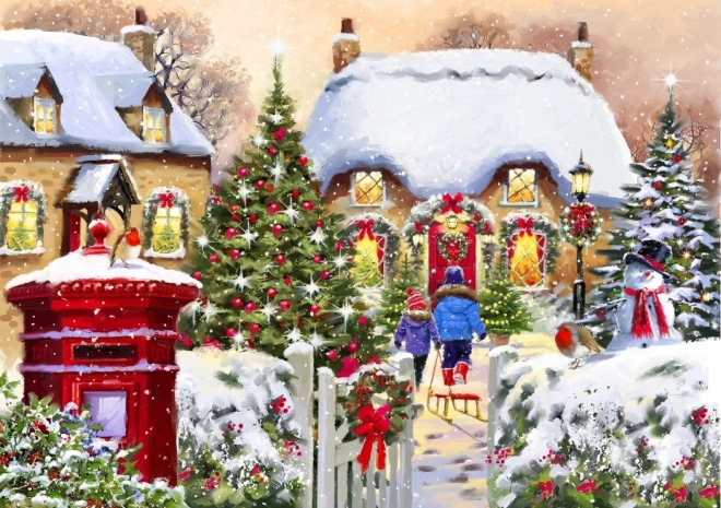 Bluebird Puzzle Winter Cottage 1000 Pieces