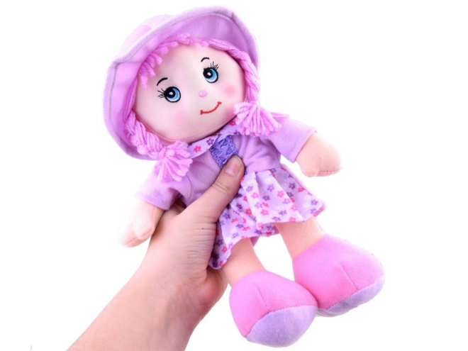 Cloth Doll Zuzia with Hat