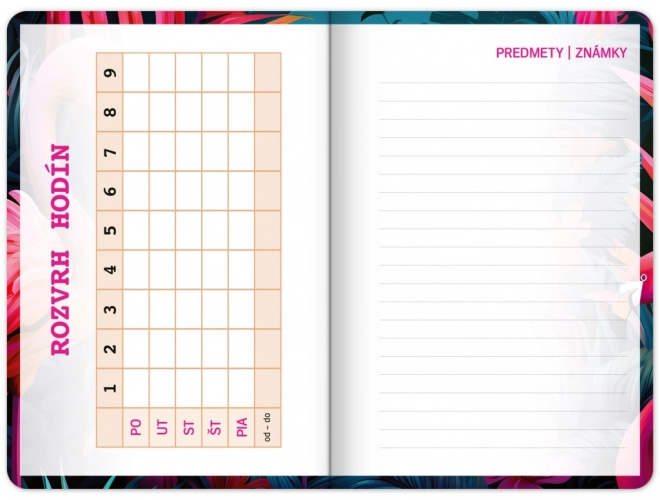 School Diary with Flamingos (September 2024 - December 2025)