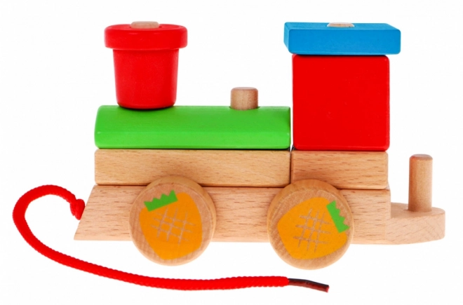 Wooden Train with Shape Sorters for Kids 3+