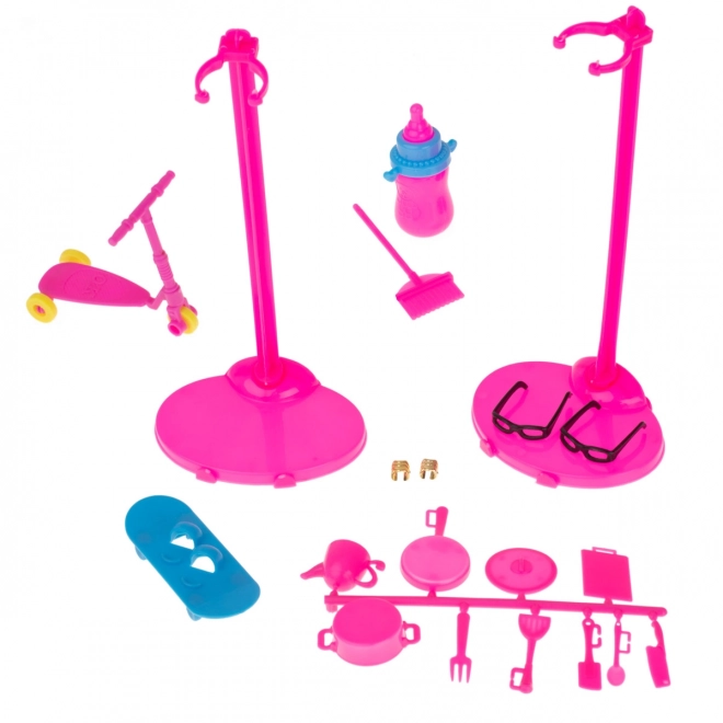 Doll Clothes And Accessories Set 85 Pieces