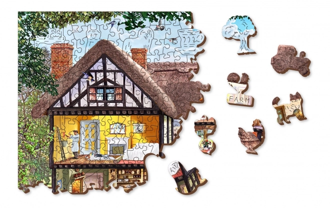 Wooden Puzzle Summer House 2-in-1 505 Pieces