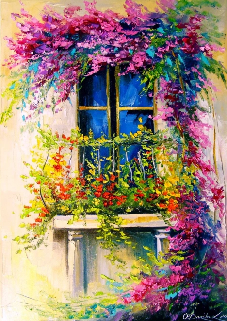 Enjoy Blooming Balcony Puzzle 1000 Pieces