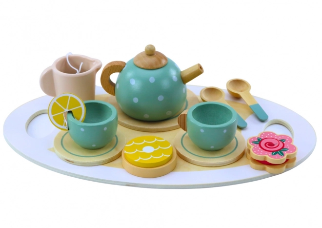 Wooden Tea and Coffee Set for Kids