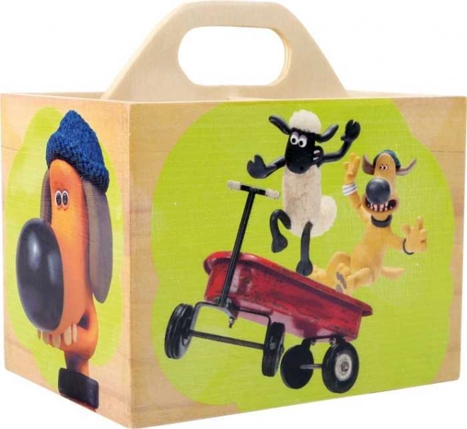 Small Foot Wooden Pencil Holder Shaun the Sheep