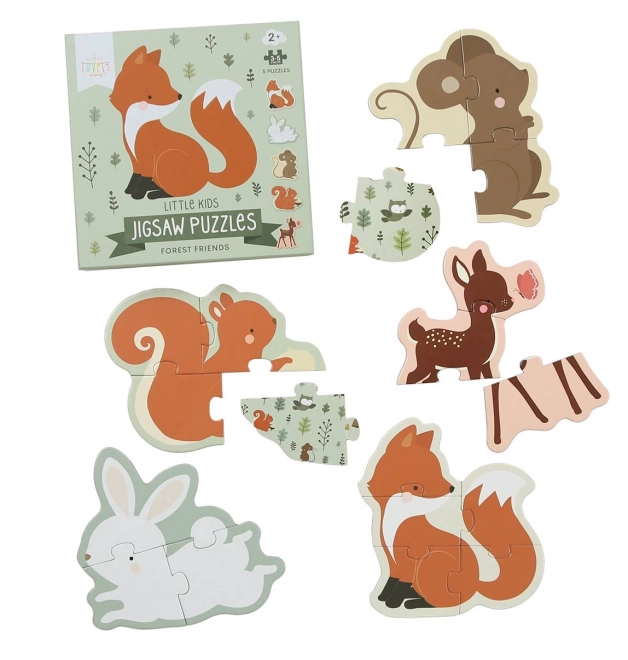 Forest Animals Puzzle Set