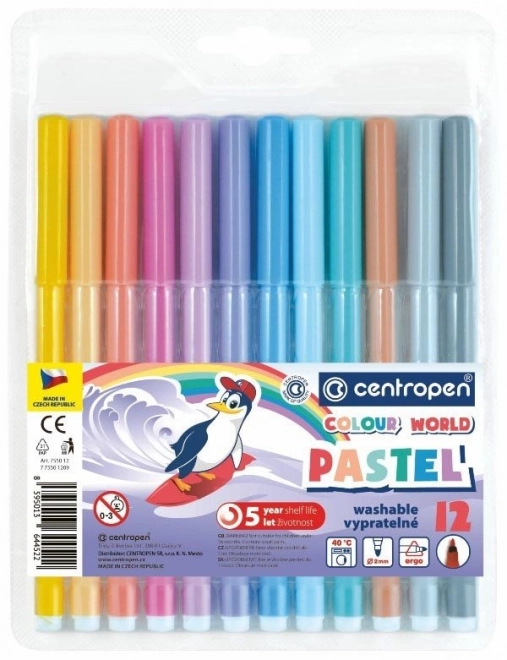 Centropen Pastel Color Markers Set