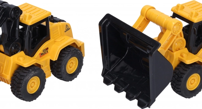 Construction Vehicle with Movable Arm