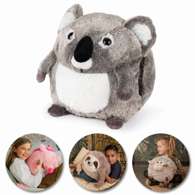 Cozy Noxxiez 3-in-1 Warming Koala Plush Pillow