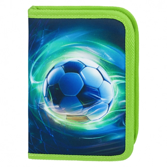 Football Soccer One-Tier School Pencil Case