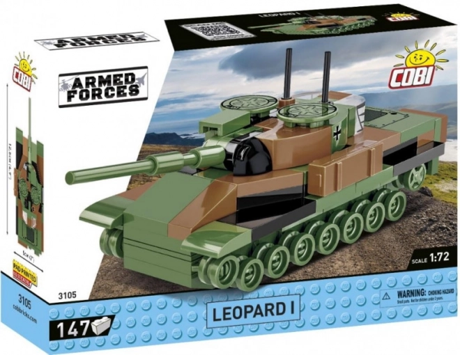 Construction Blocks Leopard I Tank Model