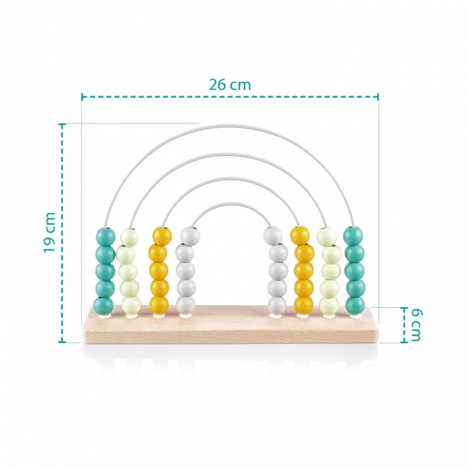 Wooden Rainbow Abacus