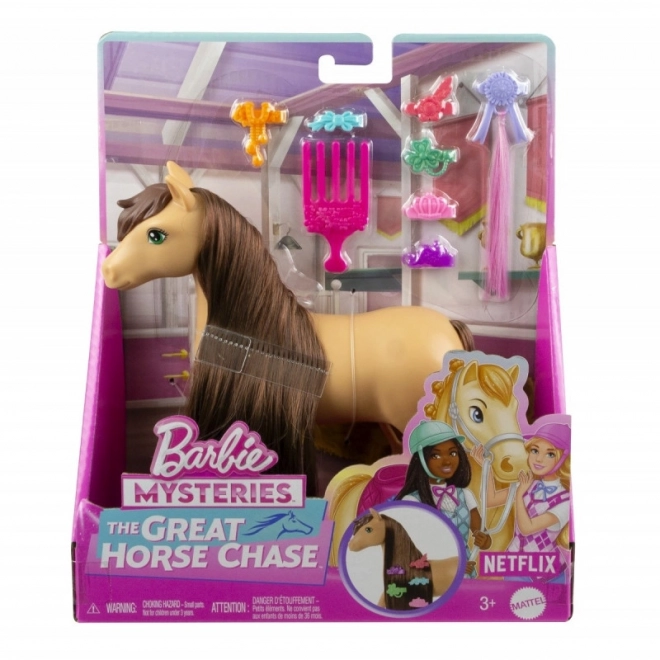 Barbie Horse Pepper with Brown Styling Hair