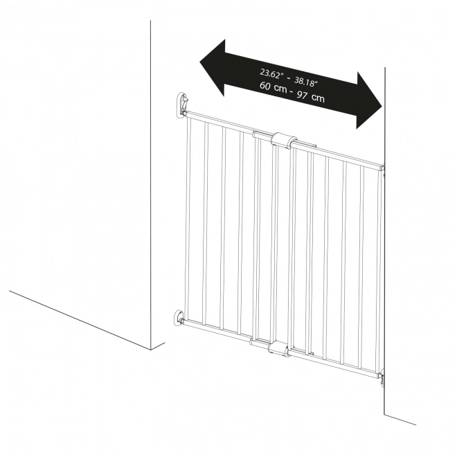 Expandable Wall-Mounted Baby Gate