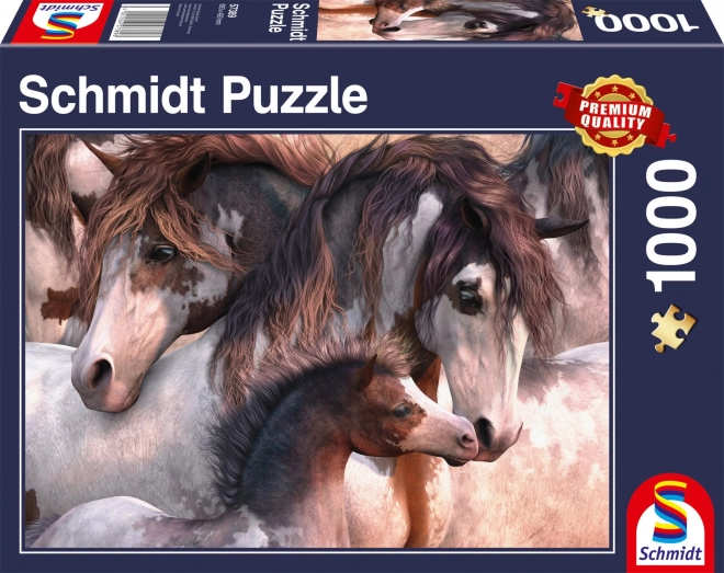 Schmidt Puzzle Pinto Horses 1000 Pieces