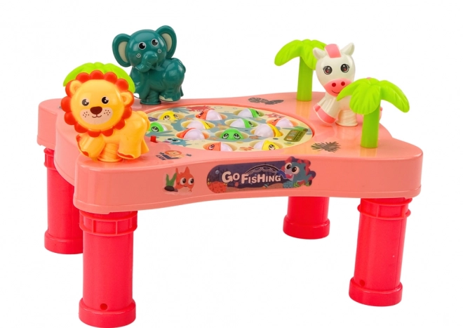 Fishing Game Table Pink