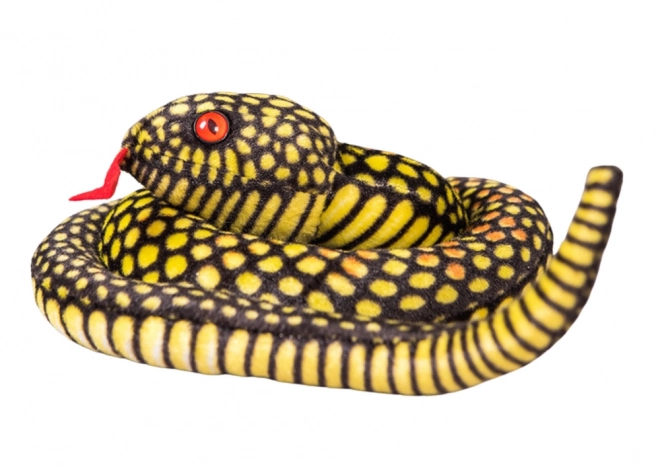 Plush Yellow Snake Toy