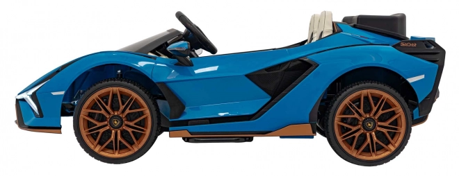 Ružové vozidlo Lamborghini Sian – Modré