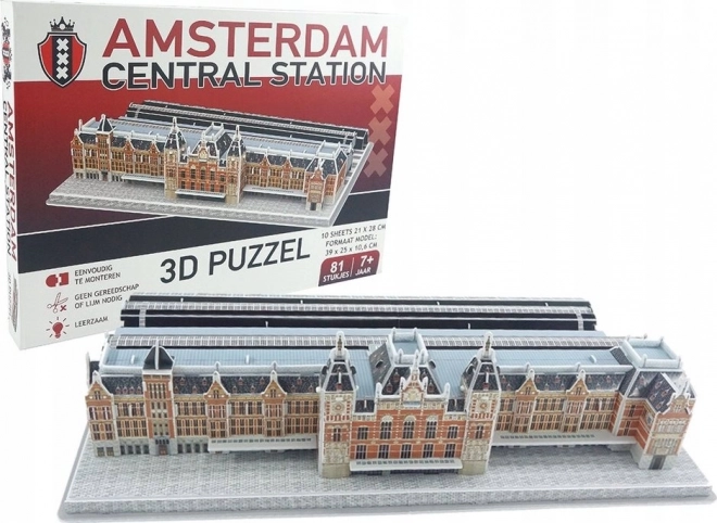 3D Puzzle Amsterdam Central Station