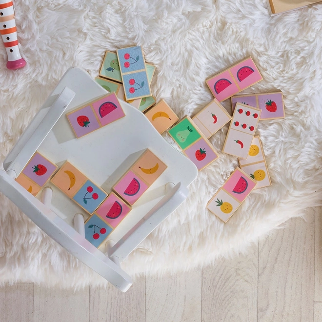 Wooden Domino Fruit and Vegetables Sarah Betz