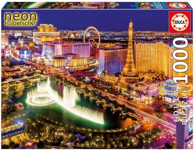 Glowing Las Vegas Puzzle 1000 Pieces