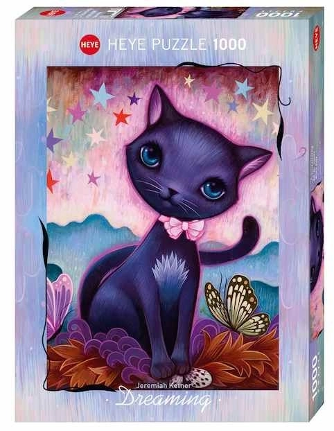 Heye Dreaming Black Kitten 1000 Piece Puzzle