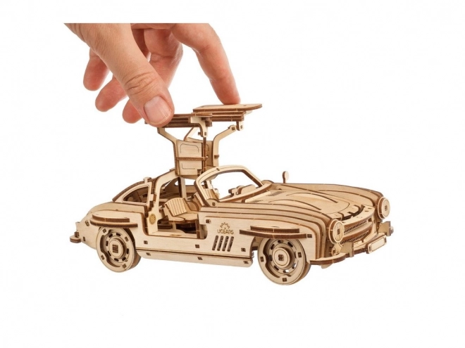 Ugears 3D Wooden Mechanical Puzzle Winged Sports Coupe