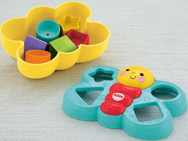 Colorful Butterfly Shape Sorter Toy