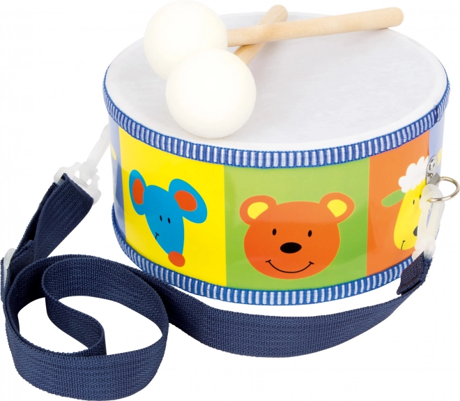 Colorful Drum with Happy Animals