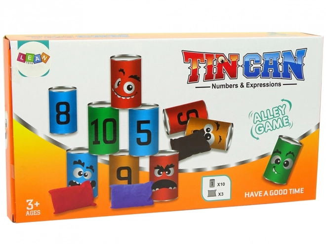 Tin Can Toss Game for Kids