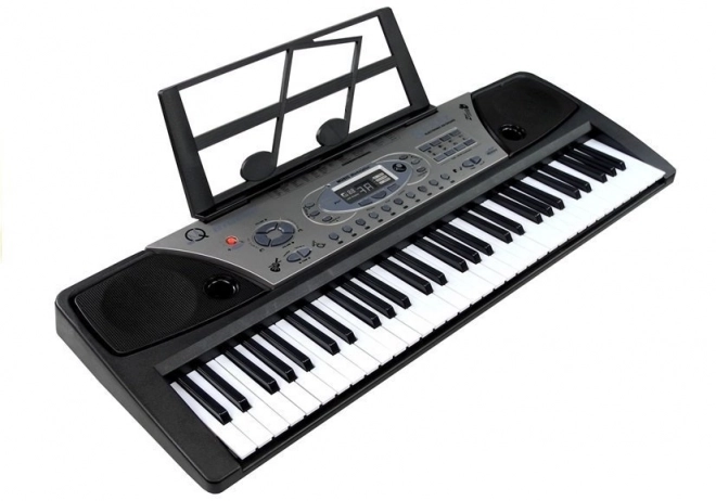 Keyboard with Microphone and Power Adapter