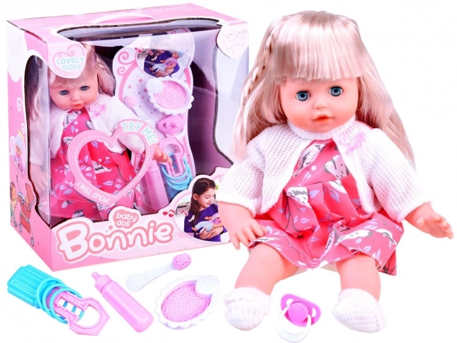 Baby Doll with Accessories – white