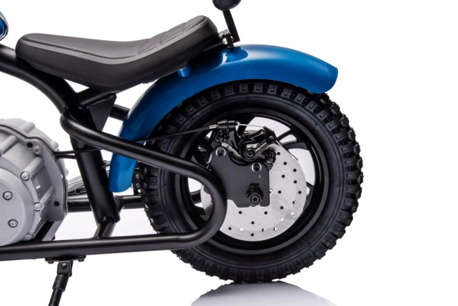 Electric Ride-On Blue Motorcycle