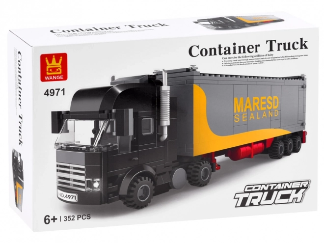 Building Blocks Delivery Truck with Trailer