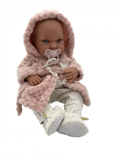 Realistic Newborn Baby Doll with Full Vinyl Body - 42 cm