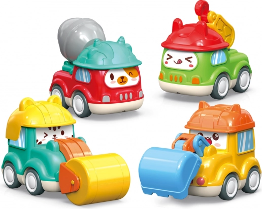 Construction Car with Flywheel 8 cm