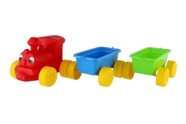 Plastic Train Set with 2 Carriages