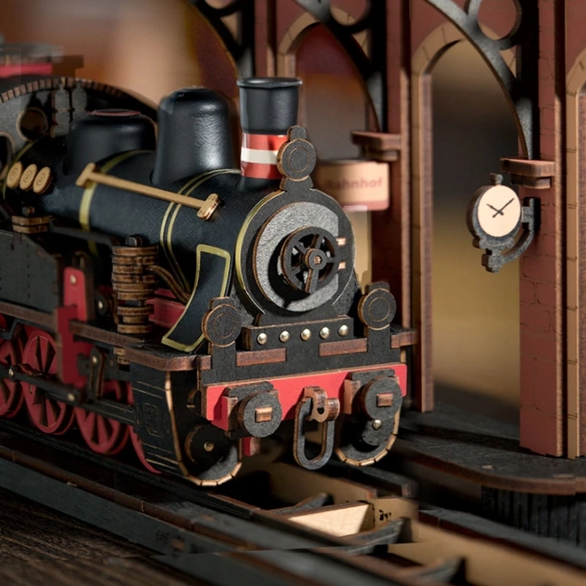 Robotic Vintage Steam Locomotive 3D Wooden Puzzle