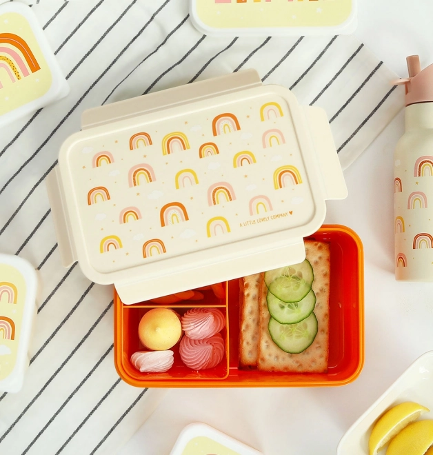 Lunch Box with Rainbows