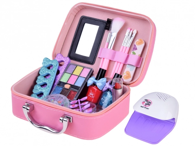 Charming Makeup and Nail Cosmetics Kit for Little Stylists