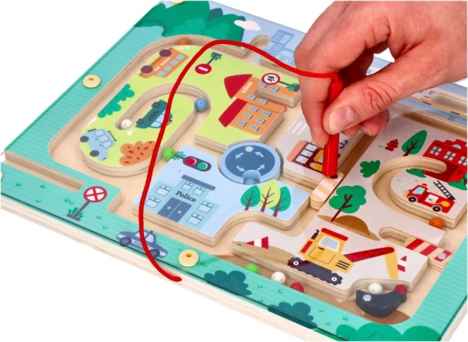 Magnetic Maze for Vehicles