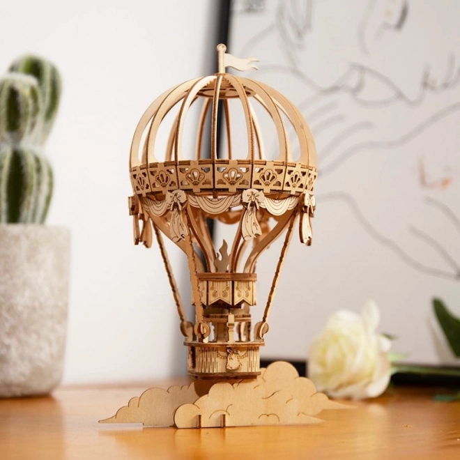 Robotic Wooden 3D Puzzle Hot Air Balloon