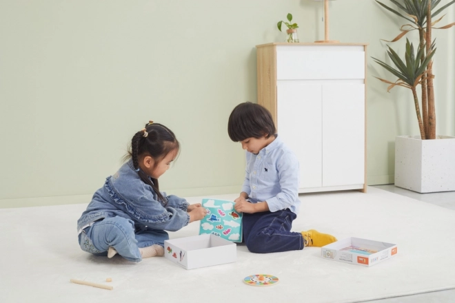 Wooden Magnetic Fishing Game