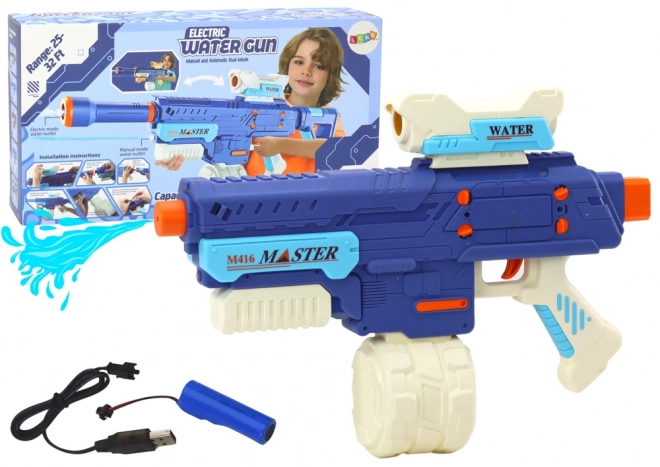 Electric Water Gun 650ml Blue